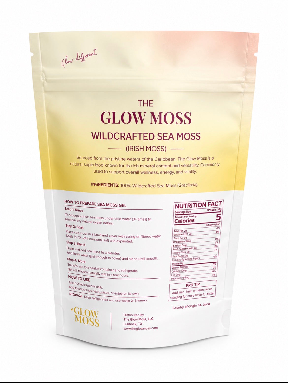 Premium Wildcrafted Gold Sea Moss | Raw Organic Caribbean Irish Moss